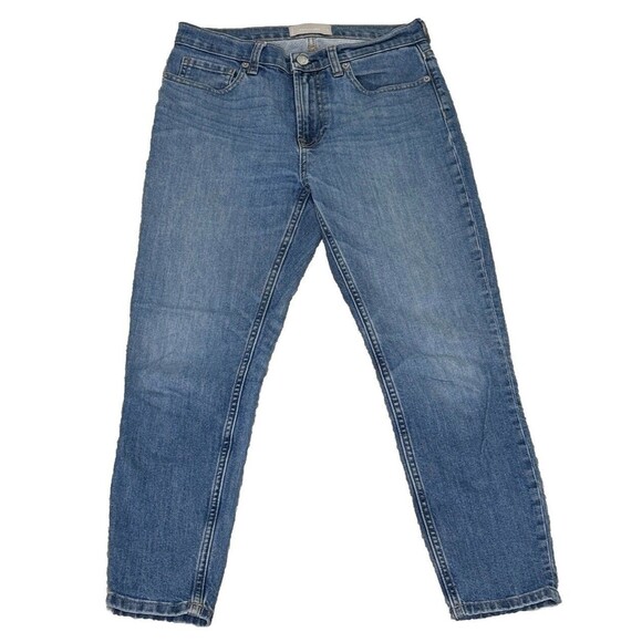 Everlane The Original Cheeky Ankle Jean Light Sky High Rise Straight Sz 27 or 4 - Picture 1 of 8